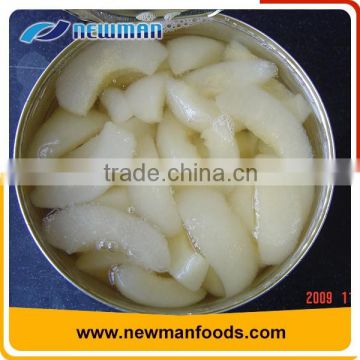 Canned pears slices in light syrup 3000g