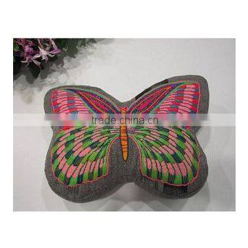 BUTTERFLY CUSHION WITH KAREN HANDWEAVING FABRIC