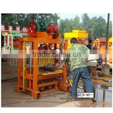 QTJ4-40 Manual Concrete Block Moulding Machine