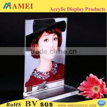 custom acrylic display stand/wholesale acrylic plate display stand