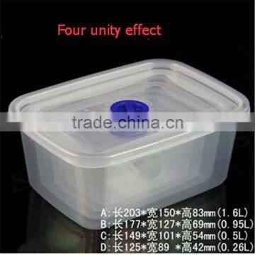Transparent Rectangular Plastic Disposable Food Container With Different Size photo-2