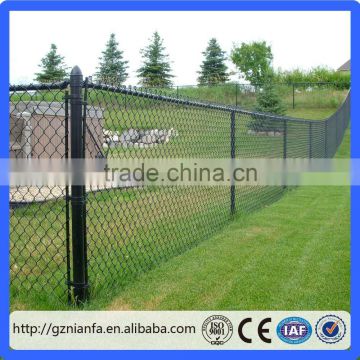 Australia cheap black plastic chain link fence for garden mesh (Guangzhou)