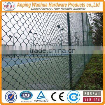 Cheap basketball field plastic chain link wire mesh golden supplier