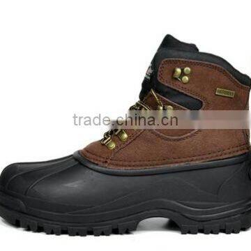 Men Waterproof Leather Winter Boots photo-2