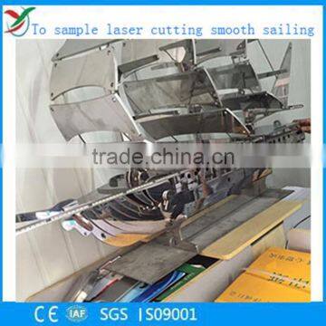 Laser cutting parts, after welding is a ship