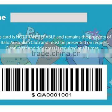 CR80 Size Customized Printable Magnetic Stripe PVC Membership Card photo-3