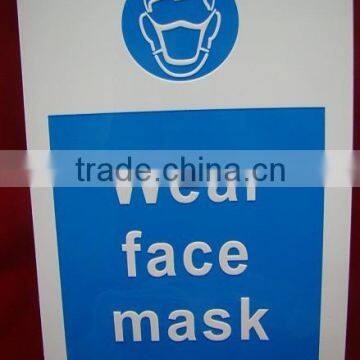 OEM Printing Self Adhesive Hand Protection Pvc Sticker photo-5