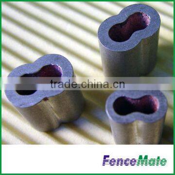 Electric Fence Gritted Aluminum Crimp Sleeve photo-4