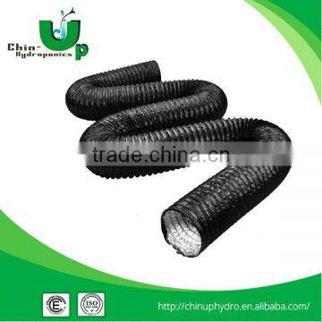 Double layer flexible air duct hose/PVC air conditioning duct/Hydroponics duxtwith two clam