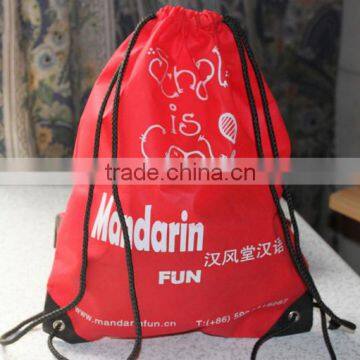 Promotional Custom 190T drawstring bags