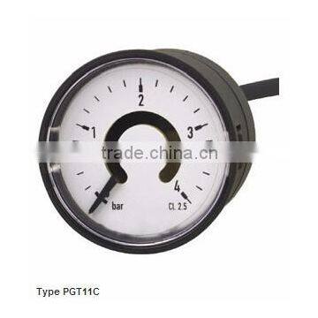 Bourdon Tube Pressure Gauges with Electrical Output Signal Standard Version, Cable Outlet Type PGT11C