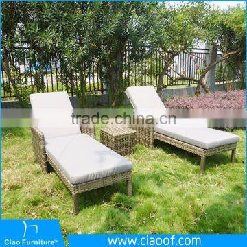 Commercial Used Hotel Pool Furniture Rattan Sun Lounge/chaise Lounge Outdoor photo-5