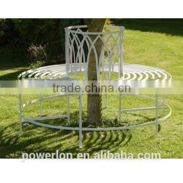 Iron Half Round Tree Bench Garden Bench photo-2