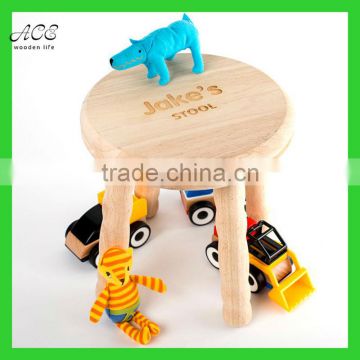 children's wooden stool/solid wood stool for children