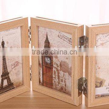 Foldable Wooden Photo Frame