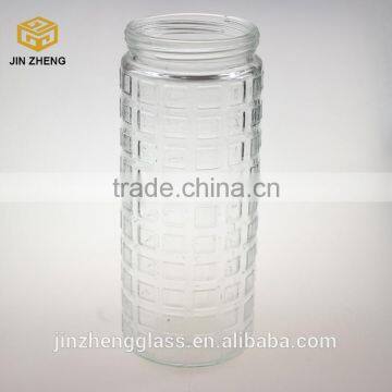 Large Food Grade Clear Glass Storage Jar Bottle Food Container With Lid photo-2