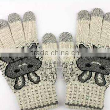 Hot Selling Touch Screen Winter Gloves for Smartphone, Cheap Knit Gloves, Hand Gloves Manufacturers in China photo-3