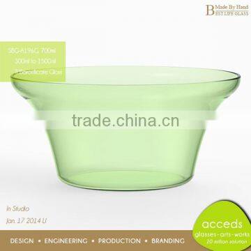 Newest Double Layer Pyrex Glass Icecream Bowl photo-4