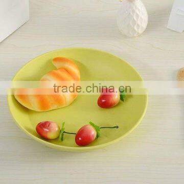 Anhui Green Bamboo Fiber Round Plate photo-4