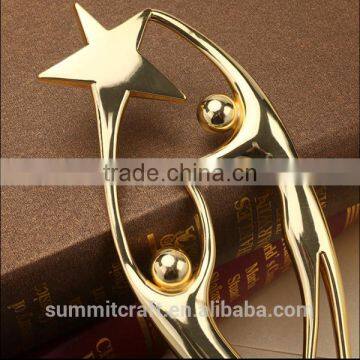 Golden Dancing Star Trophy With Crystal Base Trophy photo-4
