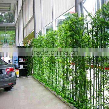 Factory price artificial bamboo wall fence