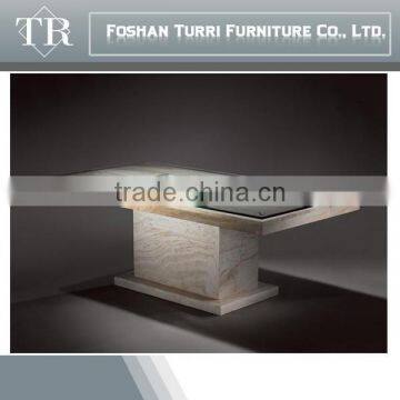 Classic Travertine Marble Tea Table photo-2
