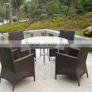 outdoor wicker garden table and chair