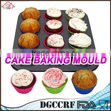 NBRSC Reusable and Non-stick Mini Silicone Baking Truffle Muffin Cup Molds Mini Chocolate Holders Pack-6 photo-4