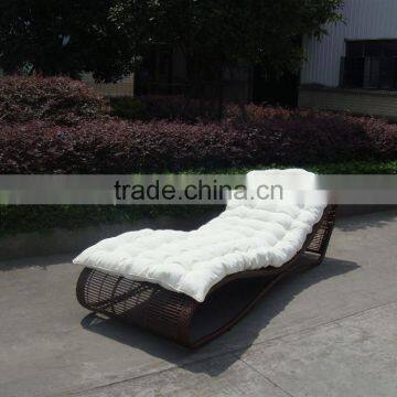 Outdoor Furniture Rattan Round Sunbed With Canopy ESR-9006 photo-2