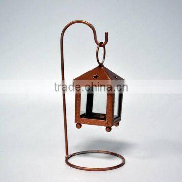 Iron stand lantern