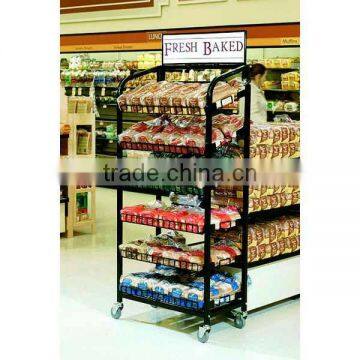 Hot sale potato chip display racks for sale