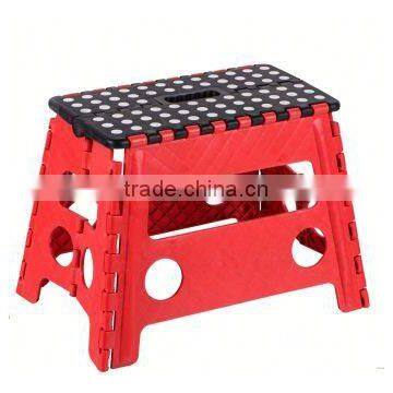 Good Quality Nice Looking Anti-Slip Plastic Folding Step Stool Folding Plastic Stool 450720 photo-4