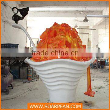 Fiberglass Window/Shop Display Statue Ice-cream Decoration Props photo-3
