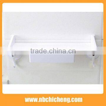 High Quality Fashion Wall Storage Rack Plastic Suction Storage Holder photo-3