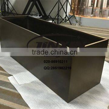 JINXIN stainless steel planter box stainless steel flower pot antique bronze polish