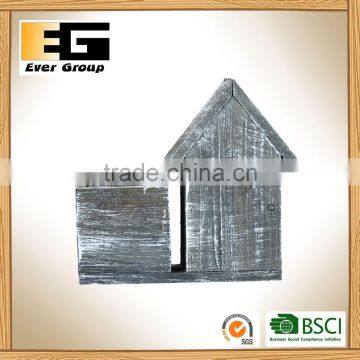 Gifts & Decor Country Flower Rustic Planter Fir Wood Plant Flowerpot photo-2