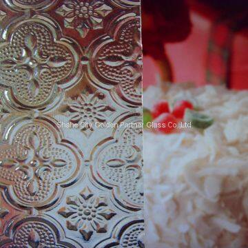 Clear/Bronze/Green/Blue/Grey Obscure Decorative Glass,Embossing Glass photo-2