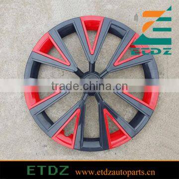 ABS High Quality 14inch BLACK/RED Color Car Wheel Cover