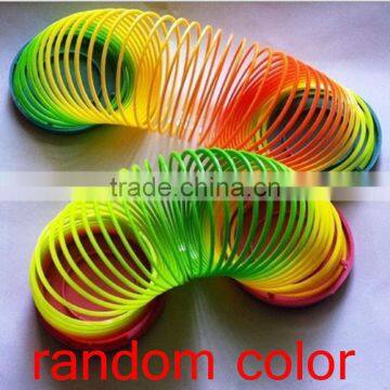 Hot Plastic Magic Rainbow Coil Spring Slinky Colorful Novelties Educational Toy photo-4