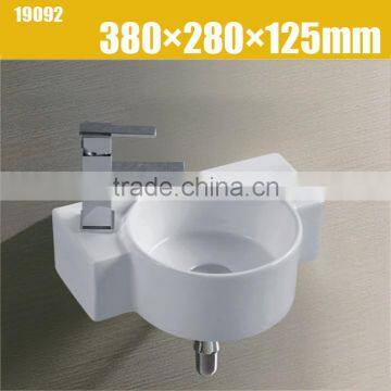 bathroom hand wash porcelain wall mounted sink