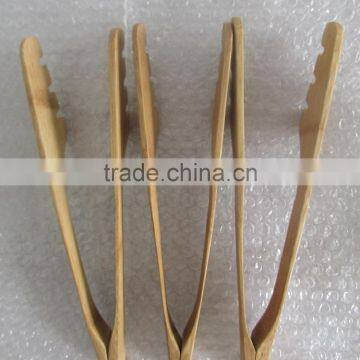 2017 Hot selling bamboo salad tools clip with tooth