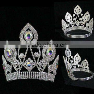 Fashion Pageant Jewelry Rhinestone Big Hair Accessoris Tiaras photo-2