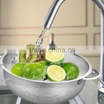 Customized Coluor 6pcs in a Set Stainless Steel 201 Vegetable Colander photo-4