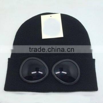New Style 100% Acrylic Goggle Beanies Cheap Price photo-3
