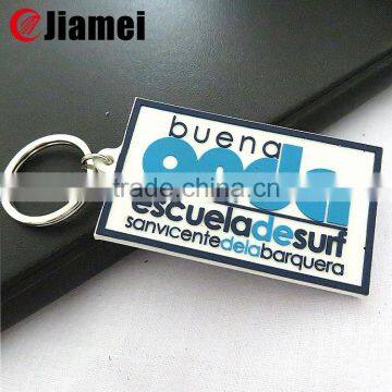 soft pvc custom rubber keychain 3d Logo key chain