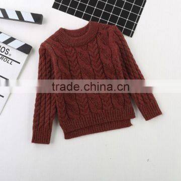 Wholesale Chunky Wool Handmade Cable-Knit Sweater Design for Girls and Boys photo-2