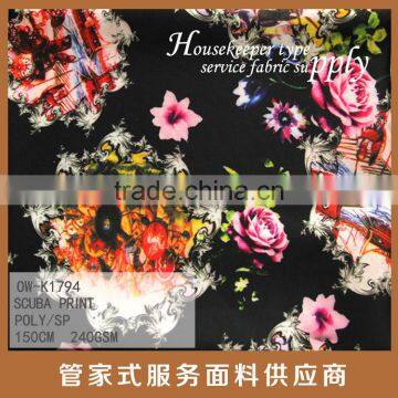 POLY SPANDEX SCUBA PRINT FOR GARMENT photo-2