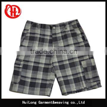 Short Pants Cheap Trousers Bulk Wholesale Cargo Mens Plaid Shorts photo-5