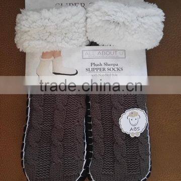 Wholesale Lady Indoor Home Slipper Socks photo-5