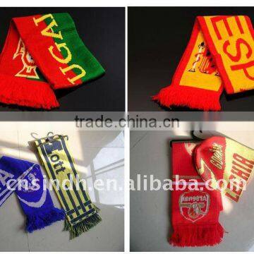 football fan knitted sport scarf